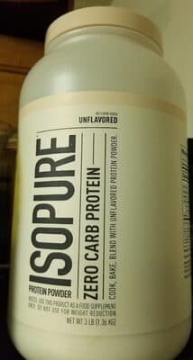 Isopure unflavored
