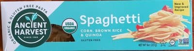 Organic & Gluten Free Pasta, Corn, Brown Rice & Quinoa Spaghetti