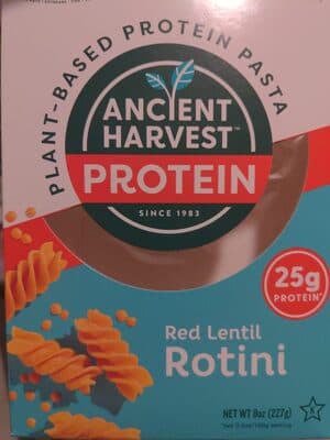 Plant-Based Protein Pasta, Red Lentil Rotini
