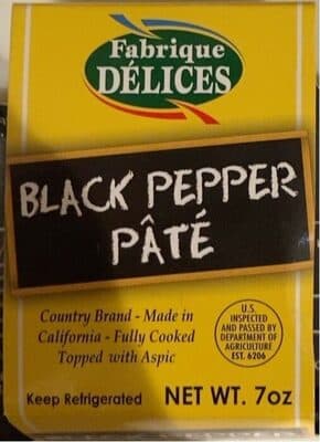 Black Pepper Pate