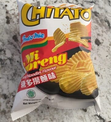 Mi goreng fried noodles flavoured chips