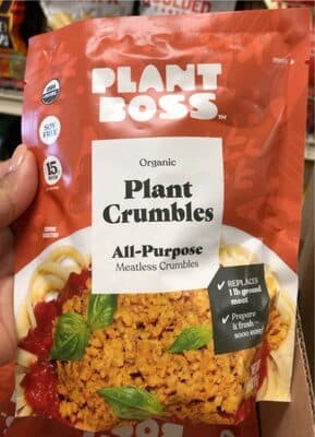 All-Purpose Organic Meatless Plant Crumbles