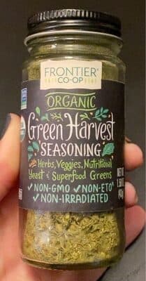 Green Harvest Seasoning with Herbs, Veggies, Nutritional Yeast & Superfood Greens