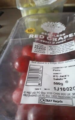 Red Seedless Grapes