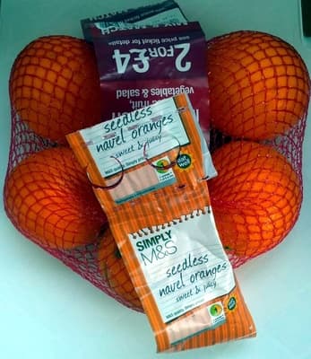 Seedless Navel Oranges