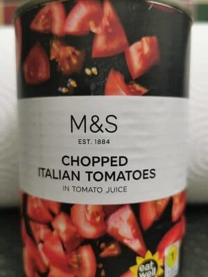 Chopped Italian Tomatoes in tomato juice