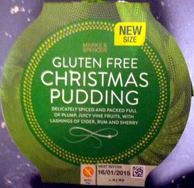 Gluten Free Christmas Pudding