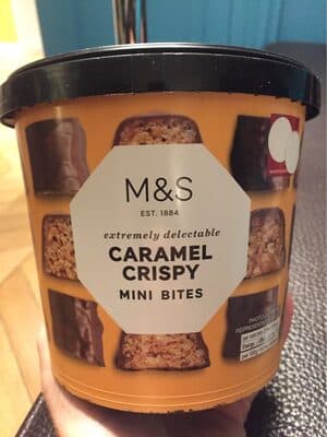 Caramel Crispy mini bites