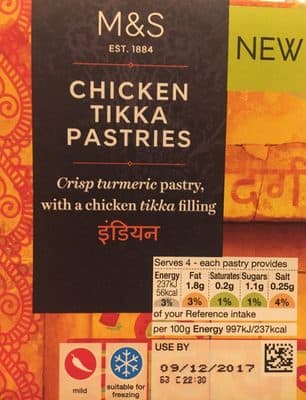 Chicken Tikka pastry