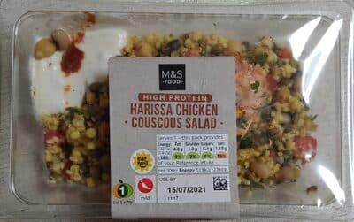 Harissa chicken couscous salad