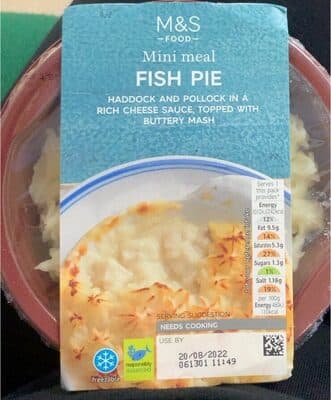 Mini meal fish pie