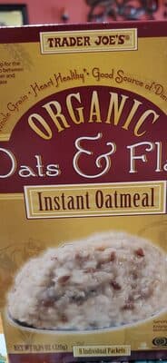 Organic Oats & Flax Instant Oatmeal