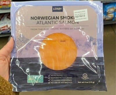 Norwegian smoke Atlantic salmon
