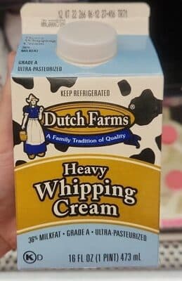 Heavy whipping cream