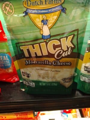 Thick Cut Mozzarella Cheese