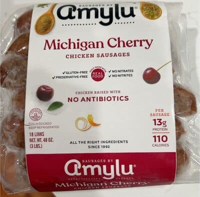 Michigan Cherry Chicken Sausages