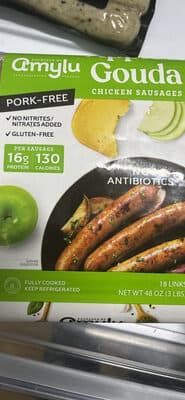 Apple & Gouda Chicken Sausages