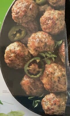 Chile verde meatball