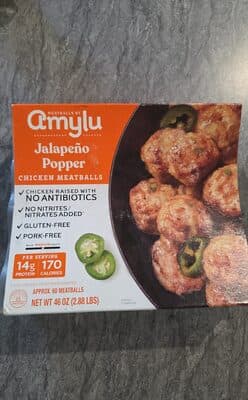 Jalapeño Popper Chicken Meatballs