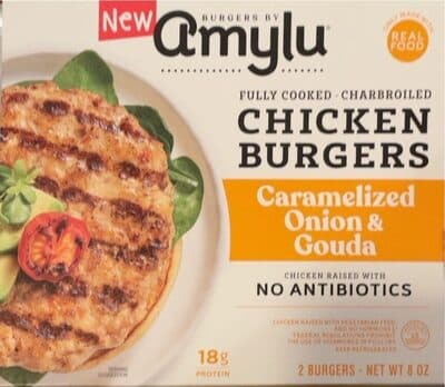 Caramelized Chicken Burgers