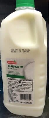 Brookshires Milk 2% Reduced Fat