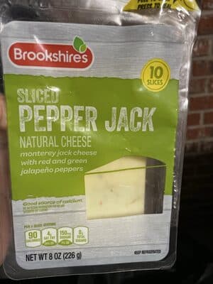 Sliced Pepper Jack Cheese