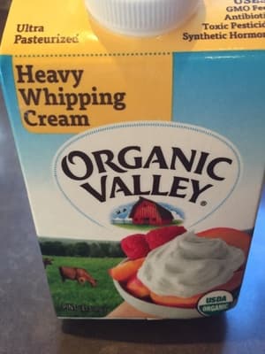 ORGANIC VALLEY, ORGANIC PASTURE-RAISED HEAVY WHIPPING CREAM