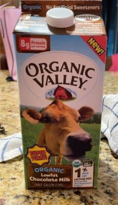Organic Lowfat Chocolate Milk