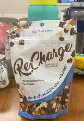 Recharge dark chocolate energy boost