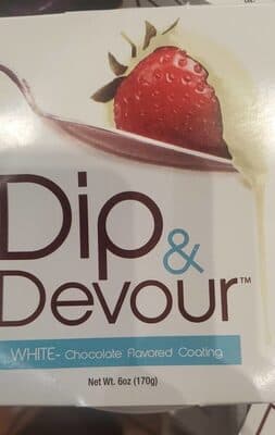 Dip and devour white chocolate