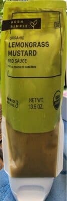 Lemongrass Mustard Organic BBQ Sauce