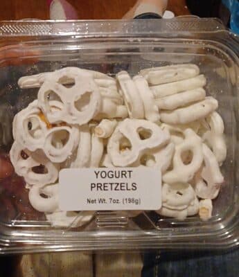 Yogurt pretzels