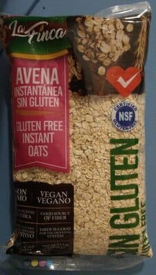 Avena Instantánea Sin Gluten