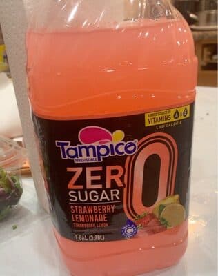 Zero sugar strawberry lemonade