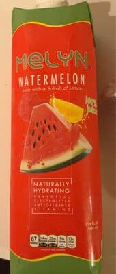 Watermelon 100% Juice With a Splash of Lemon