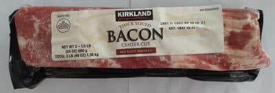 THICK SLICED BACON, HICKORY SMOKES