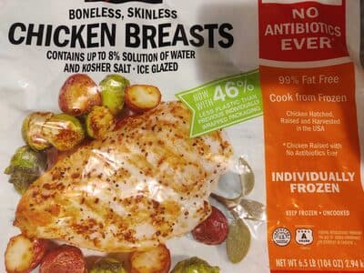 Boneess skinless chicken breast