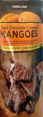 Dark Chocolate Covered Mangoes