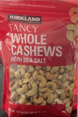 Fancy Whole Cashews with Sea Salt