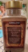 Fine ground black pepper