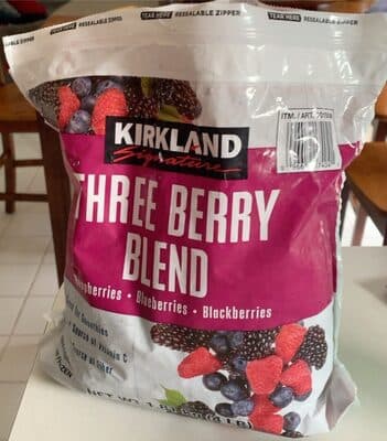 Three Berry Blend, Flavor