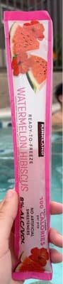 watermelon hybiscus alcohol popsicle