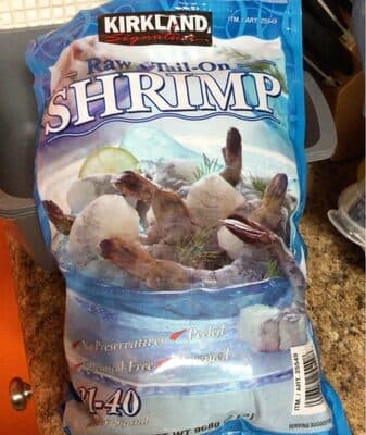Raw Tail-On Shrimp