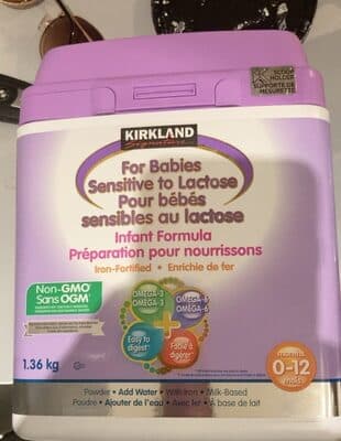 Infant Formula for Babies Sensitive to Lactose