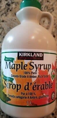 Organic Maple Syrup Grade A Amber