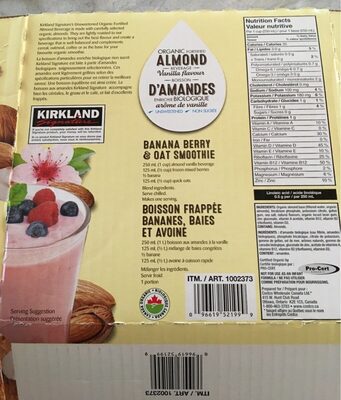 Boisson d'amande