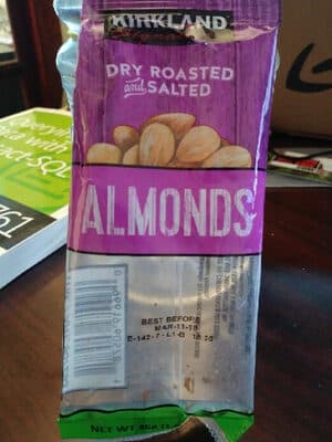 Dry Roasted and Salted Almonds