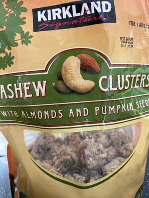 Cashew Clusters With Almonds And Pumpkin Seeds
