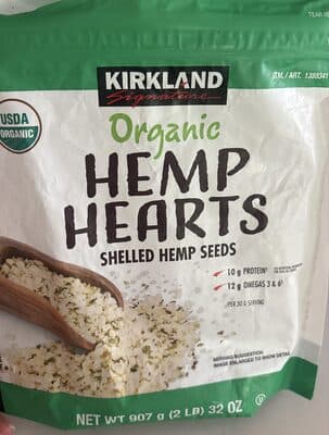 Organic Hemp Hearts Shelled Hemp Seeds