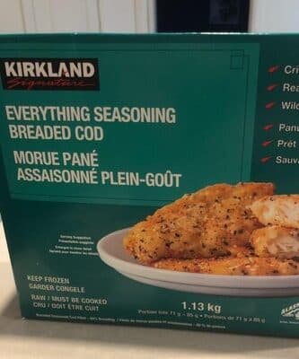 Morue panée assaisonnée plein goût